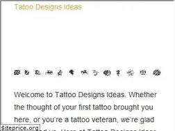 Sites similar to tattoodesigsnideas.com