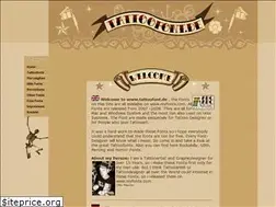Sites similar to tattoofont.de