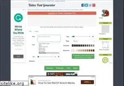 Sites similar to tattoofontgenerator.net