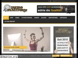 Sites similar to tattooplattform.de