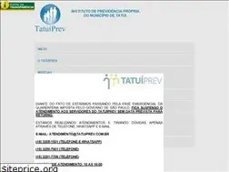Sites similar to tatuiprev.com.br