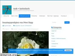 Sites similar to taub-und-katholisch.de