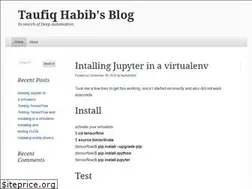 Sites similar to taufiqhabib.wordpress.com