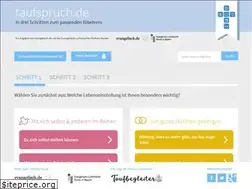 Sites similar to taufspruch.de