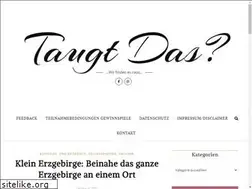 Sites similar to taugtdas.de