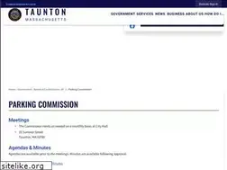 Sites similar to tauntonparking.com