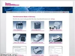Sites similar to taunus-transformatoren.de