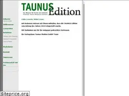 Sites similar to taunusedition.de