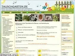 Sites similar to tauschgarten.de