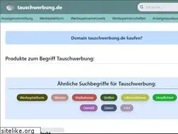 Sites similar to tauschwerbung.de