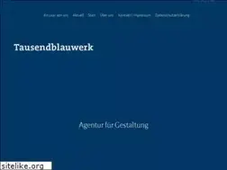 Sites similar to tausendblauwerk.de