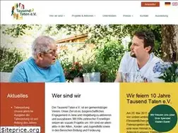Sites similar to tausendtaten.de