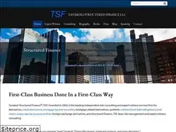 Sites similar to tavakolistructuredfinance.com