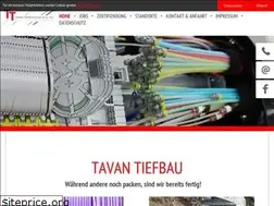 Sites similar to tavan-tiefbau.de