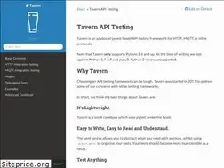 Sites similar to tavern.readthedocs.io