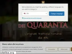 Sites similar to tavernadeiquaranta.com