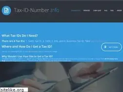 Sites similar to tax-id-number.info