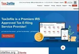 Sites similar to tax2efile.com
