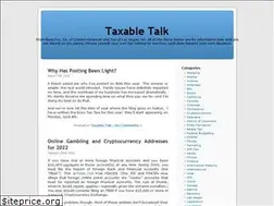 Sites similar to taxabletalk.com