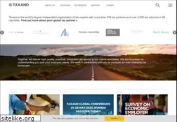 Sites similar to taxand.com
