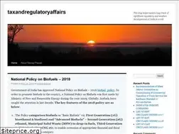 Sites similar to taxandregulatoryaffairs.wordpress.com