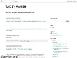 Sites similar to taxbymanish.blogspot.com