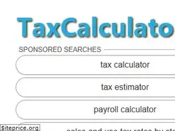 Sites similar to taxcalculator.org
