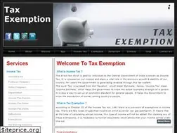 Sites similar to taxexemption.in