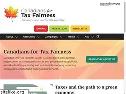 Sites similar to taxfairness.ca