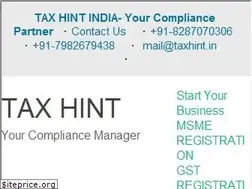 Sites similar to taxhint.in
