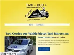Sites similar to taxi-cordes.de