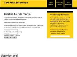 Sites similar to taxi-prijsberekenen.nl