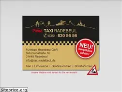 Sites similar to taxi-radebeul.de