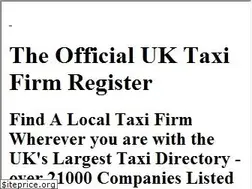 Sites similar to taxi-register.com
