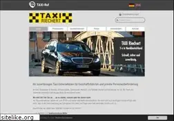 Sites similar to taxi-riechert.de