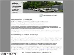 Sites similar to taxi-seeger.de