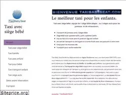 Sites similar to taxibabyseat.com