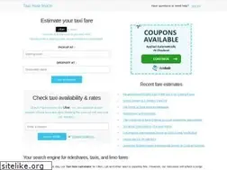 Sites similar to taxihowmuch.com