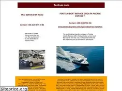 Sites similar to taxihvar.com