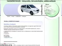 Sites similar to taxikonyveles.hu