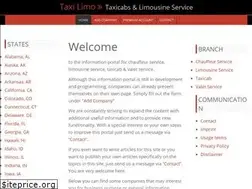 Sites similar to taxilimo.us