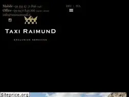 Sites similar to taxiraimund.it