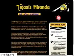 Sites similar to taxismiranda.com