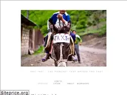 Sites similar to taxitaxipodcast.com