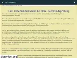 Sites similar to taxiunternehmer-pruefung.de