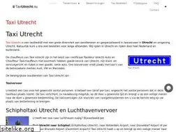 Sites similar to taxiutrecht.nu