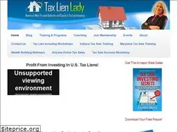 Sites similar to taxlienlady.com