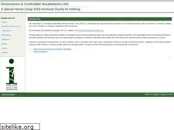 Sites similar to taxonomies-sig.org