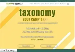 Sites similar to taxonomybootcamp.com