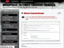 Sites similar to taxonomymanager.wordpress.com